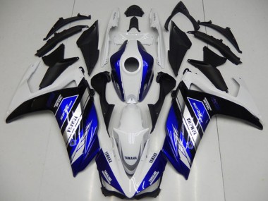 2015-2018 White Blue Black Yamalube Yamaha YZF R3 Motorcycle Fairings