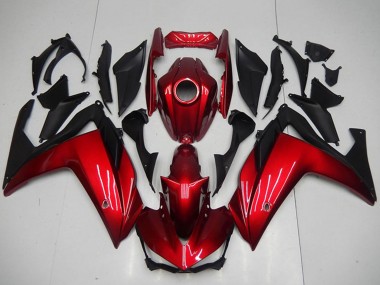 2015-2018 Red Matte Black Yamaha YZF R3 Motorcycle Fairings