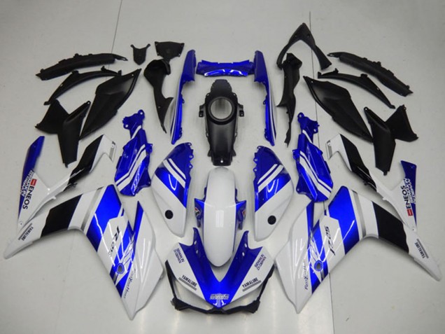 2015-2018 White Blue Black Yamalube ENEOS Yamaha YZF R3 Motorcycle Fairings