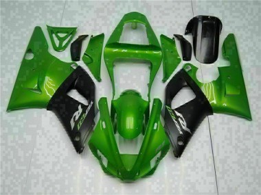 Aftermarket 2000-2001 Yamaha YZF R1 Motorcycle Fairings MF0760 - Green for Sale