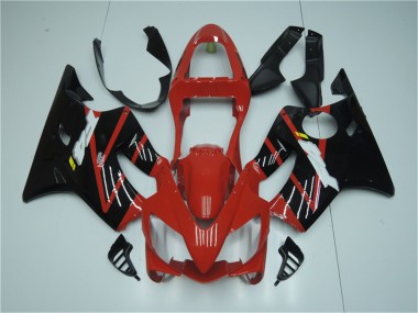 Aftermarket 2001-2003 Honda CBR600 F4i Motorcycle Fairings MF1470 - Red Black for Sale