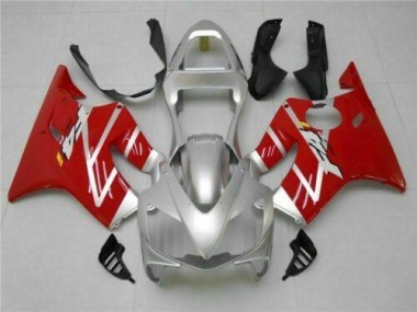 Aftermarket 2001-2003 Honda CBR600 F4i Motorcycle Fairings MF1473 - Silver Red for Sale