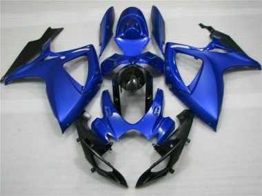 Aftermarket 2006-2007 Blue Black Suzuki GSXR 600/750 Full Replacement Motorcycle Fairings & Bodywork Sale