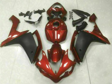 Aftermarket 2007-2008 Yamaha YZF R1 Motorcycle Fairings MF0825 - Red Black for Sale