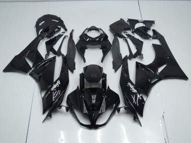Aftermarket 2009-2012 Kawasaki Ninja ZX6R Motorcycle Fairings MF3701 - Black OEM for Sale
