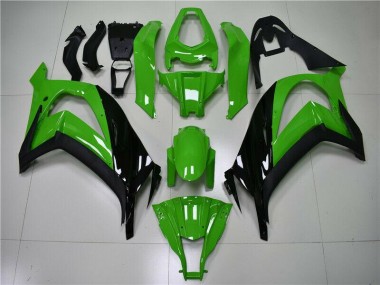 Aftermarket 2011-2015 Kawasaki Ninja ZX10R Motorcycle Fairings MF0646 - Green Black for Sale